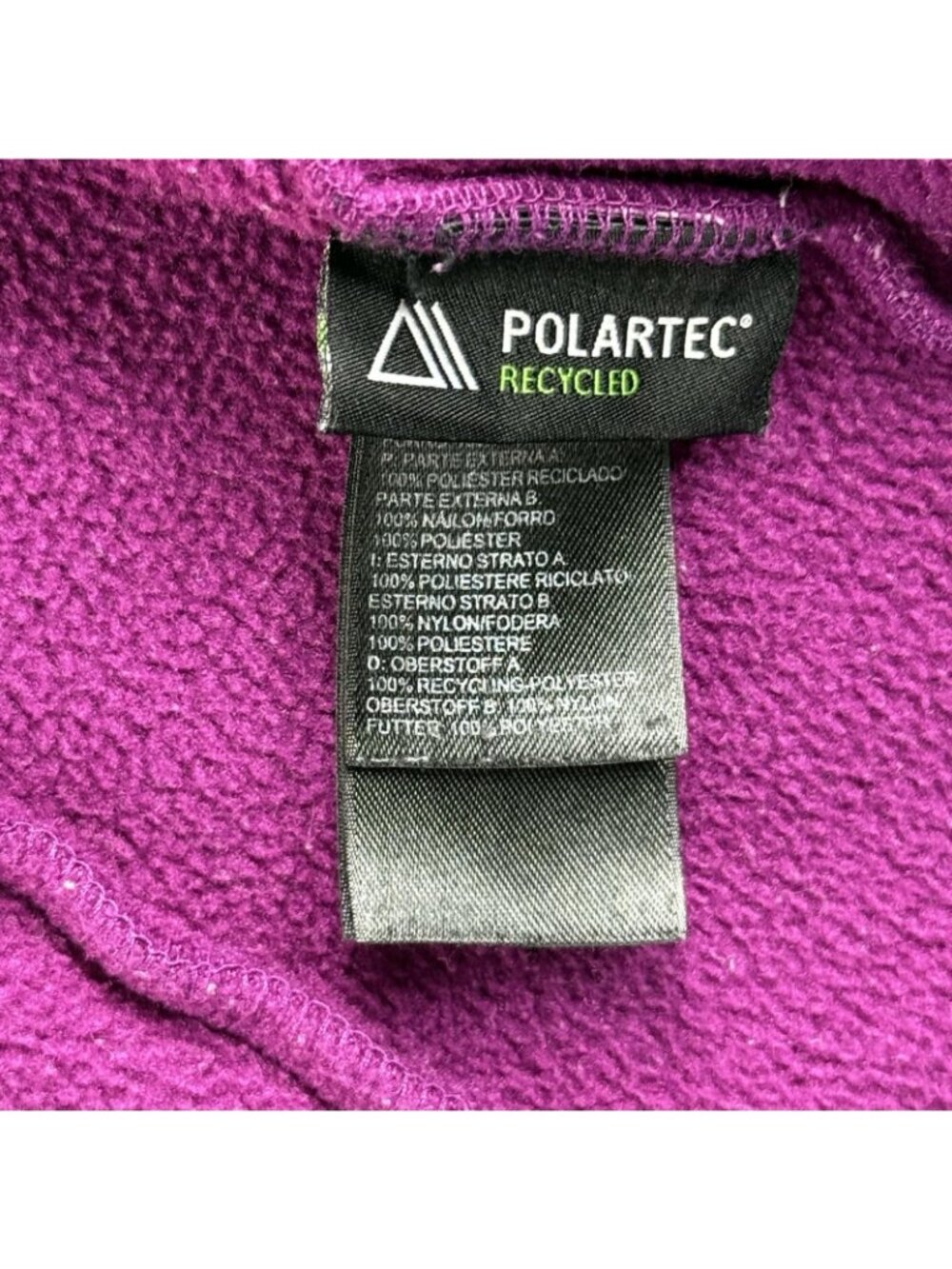 The North Face Jacket Women Small Purple Denali Polartec Fleece Full Zip Outdoor - Picture 7 of 16